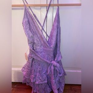 Lavender boutique romper